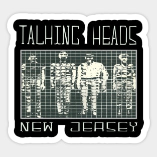 Talking heads Sticker